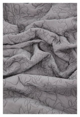 Niki Sengetæppe 180x260 - Lysegrå - Unoliving.com