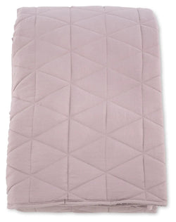 Nilla Sengetæppe 180x260 - Lyserød - Unoliving.com