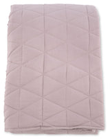 Nilla Sengetæppe 260x260 - Lyserød - Unoliving.com
