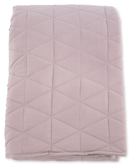 Nilla Sengetæppe 260x260 - Lyserød - Unoliving.com