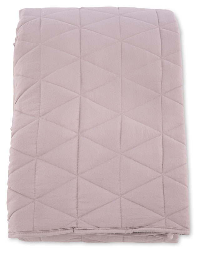 Nilla Sengetæppe 260x260 - Lyserød - Unoliving.com