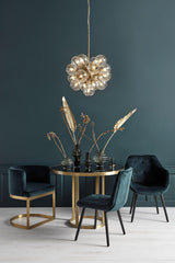 Nordal - Atomic Glas Pendel m. 17 kupler - Gylden - Unoliving.com