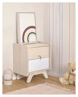 Nunila Kids Sengebord MDF/Askefiner - Unoliving.com