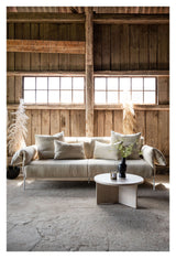 Öckerö 3-pers sofa - Hvid/beige linned - Unoliving.com