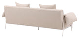 Öckerö 3-pers sofa - Hvid/beige linned - Unoliving.com
