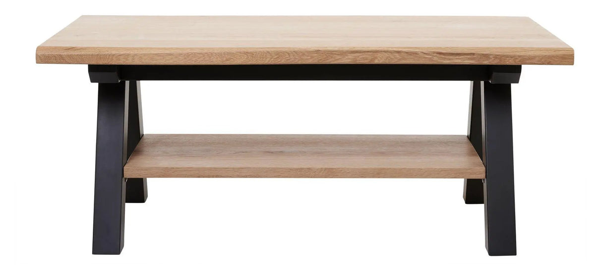 Oliveto Sofabord - Vild Eg/Sorte Ben, 100x60