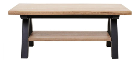 Oliveto Sofabord - Vild Eg/Sorte Ben, 100x60