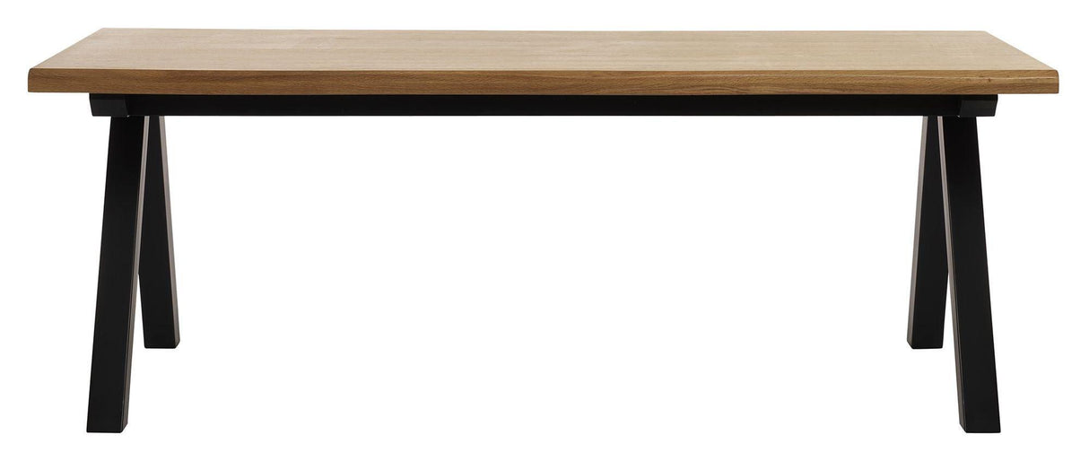 Oliveto Spisebord - Vild Eg/Sorte Ben, 100x210