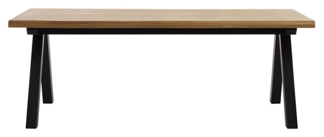 Oliveto Spisebord - Vild Eg/Sorte Ben, 100x210