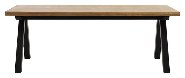 Oliveto Spisebord - Vild Eg/Sorte Ben, 100x210