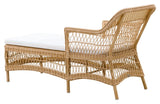 Olivia Exterior Chaiselounge, Alu/Natur - Unoliving.com