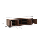 Onix Tv Stativ, 200X45 cm