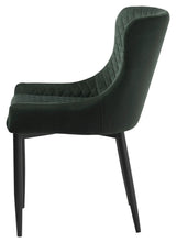 Ottowa Spisebordsstol - Grøn Velour