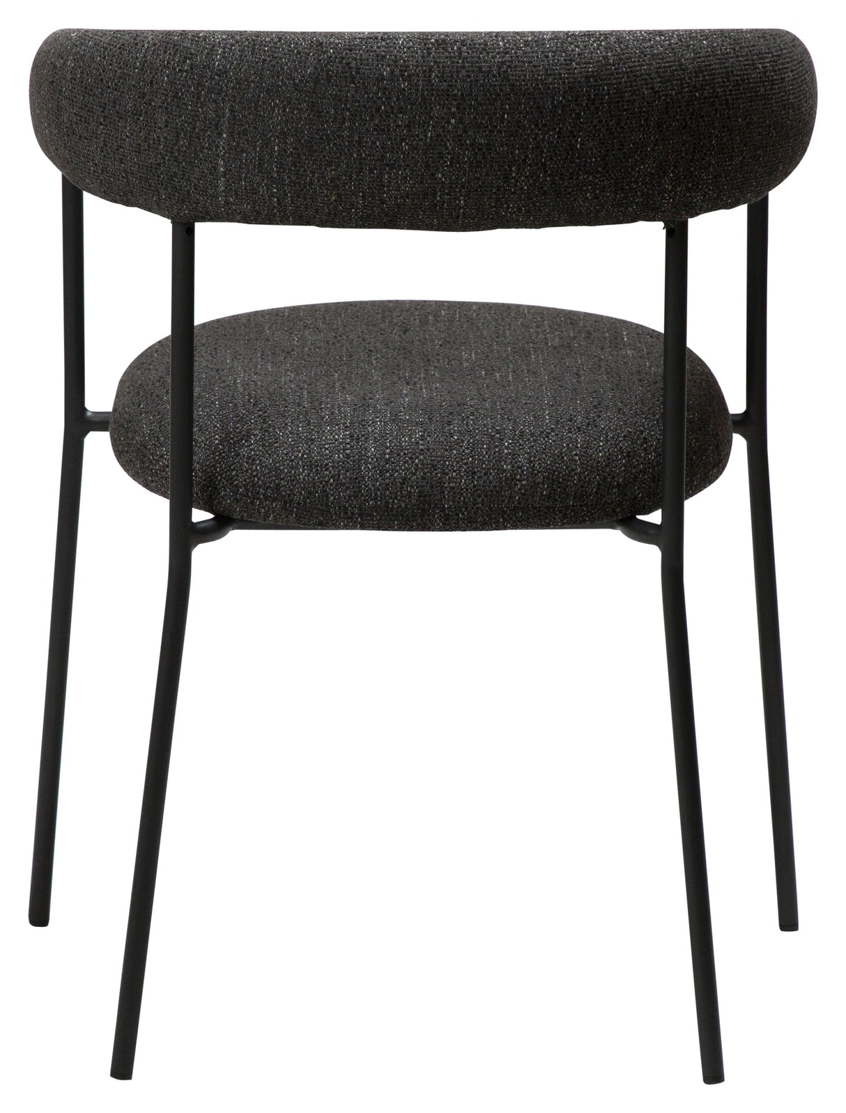 PLENTI Spisebordsstol m. armlæn, Sort - Unoliving.com