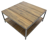 Padang Sofabord - Limmet Teak Top, 80x80