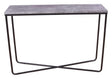 Palace Sidebord - Beton-look/Sorte Metalben, 110x30