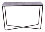 Palace Sidebord - Beton-look/Sorte Metalben, 110x30
