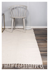 Panipat Bomuld tæppe, 170x240, Beige - Unoliving.com