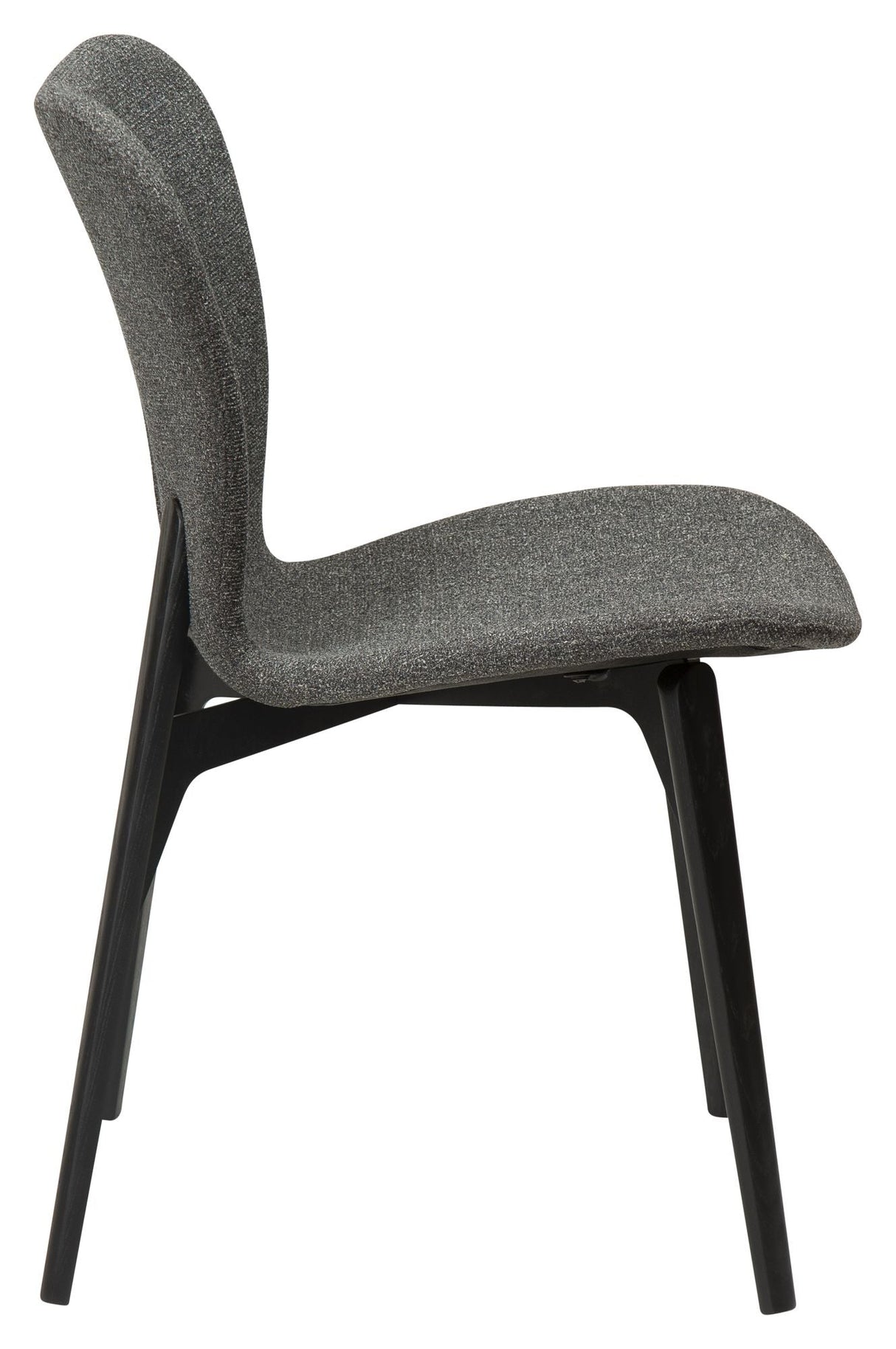 Paragon Spisebordsstol, pebble grå bouclé stof/sort ask - Unoliving.com