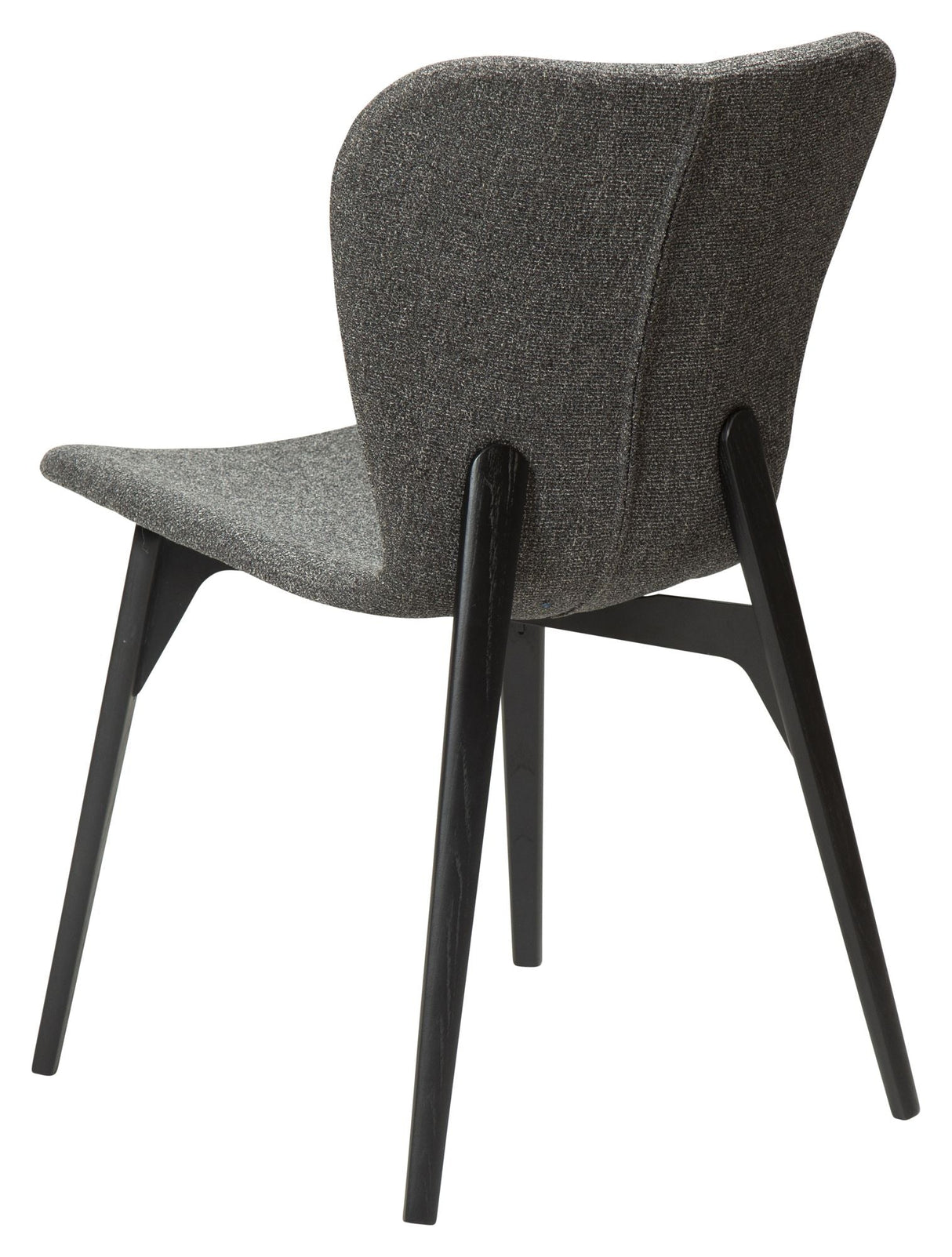 Paragon Spisebordsstol, pebble grå bouclé stof/sort ask - Unoliving.com