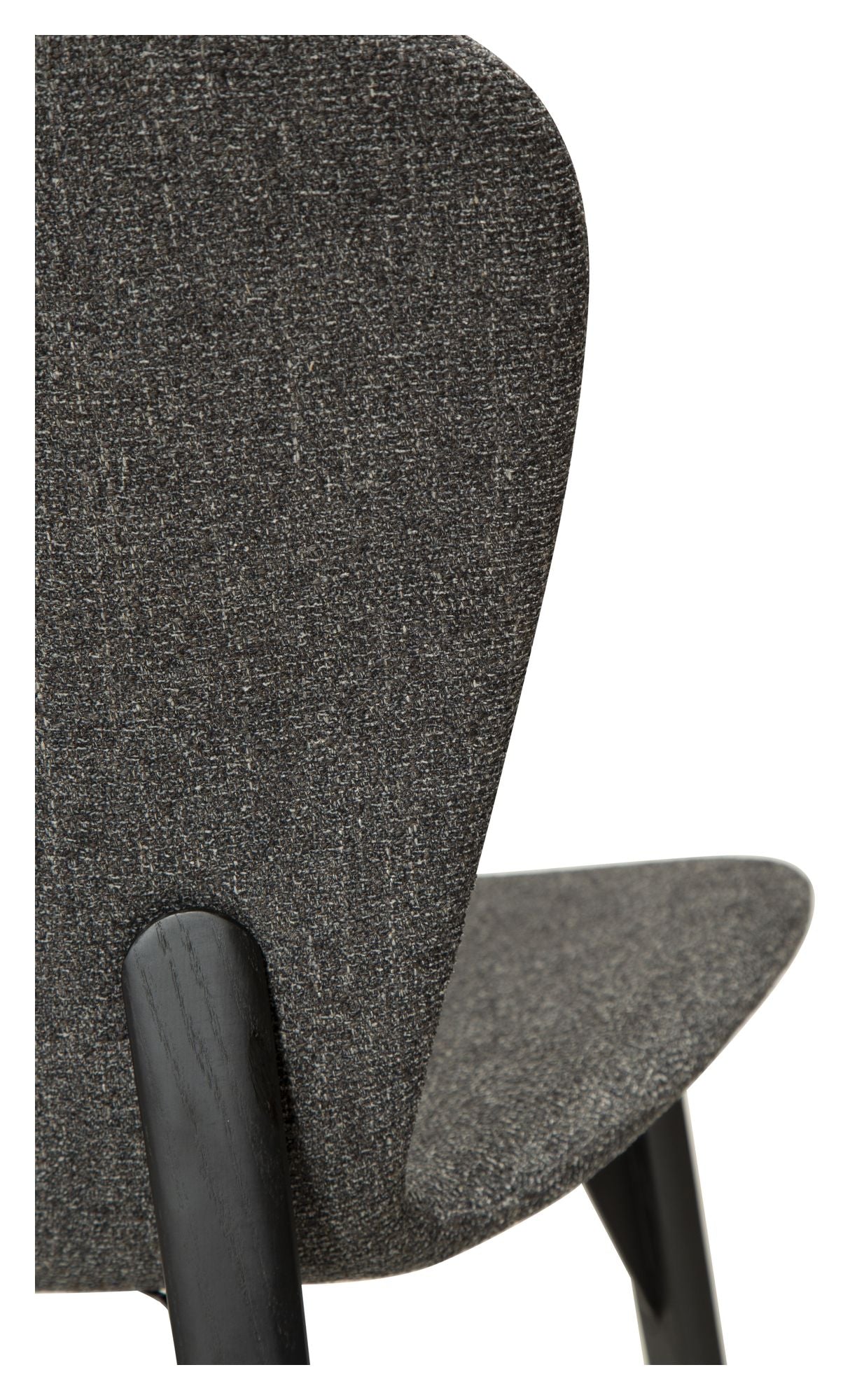 Paragon Spisebordsstol, pebble grå bouclé stof/sort ask - Unoliving.com