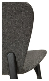 Paragon Spisebordsstol, pebble grå bouclé stof/sort ask - Unoliving.com