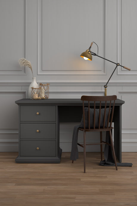 Paris Skrivebord, Matt Grå