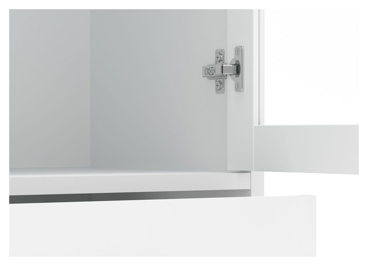 Paris Vitrineskab, Hvid, H:200cm