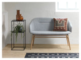 Pebble Pedestal, H80, Sort metal