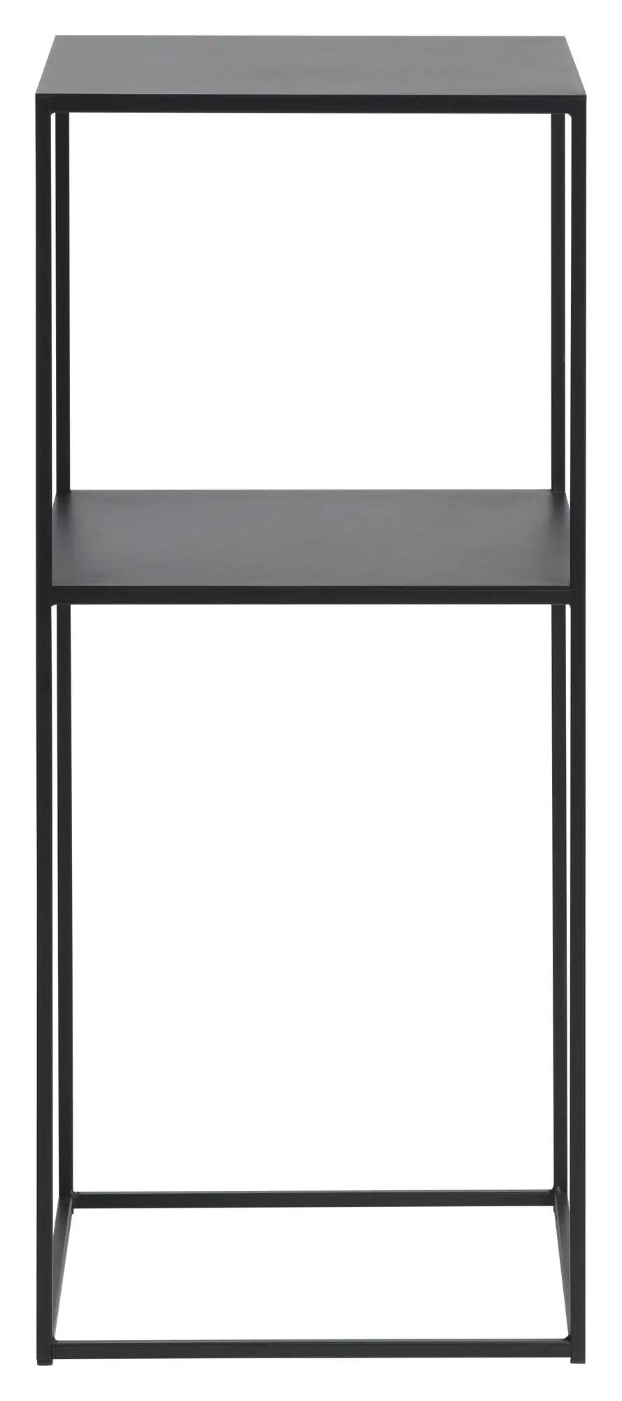Pebble Pedestal, H80, Sort metal
