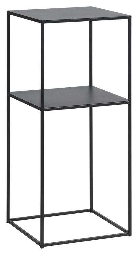 Pebble Pedestal, H80, Sort metal