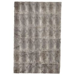 Plaid af Kaninskind, Natural Grey