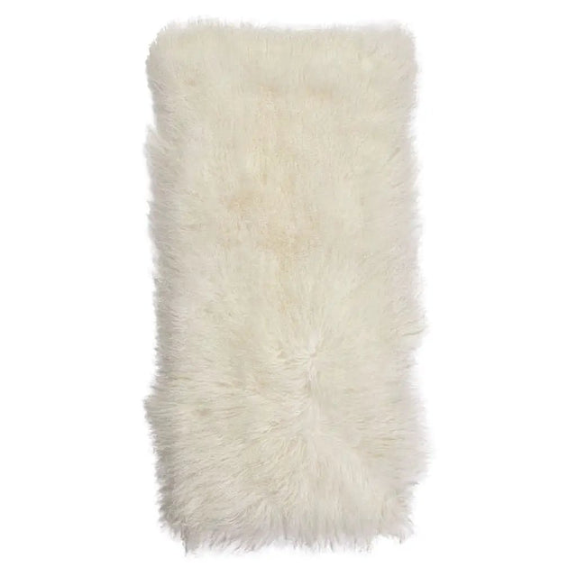 Plaid af tibetansk lammeskind, Premium, 60x120, Ivory