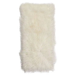 Plaid af tibetansk lammeskind, Premium, 60x120, Ivory