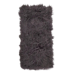 Plaid af tibetansk lammeskind, Premium, 60x120, Steel