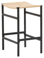 Polly Barstol, Sort, Gummitræ - Unoliving.com