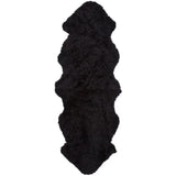 Premium kort krøllet Lammeskind fra NZ 180 - Black