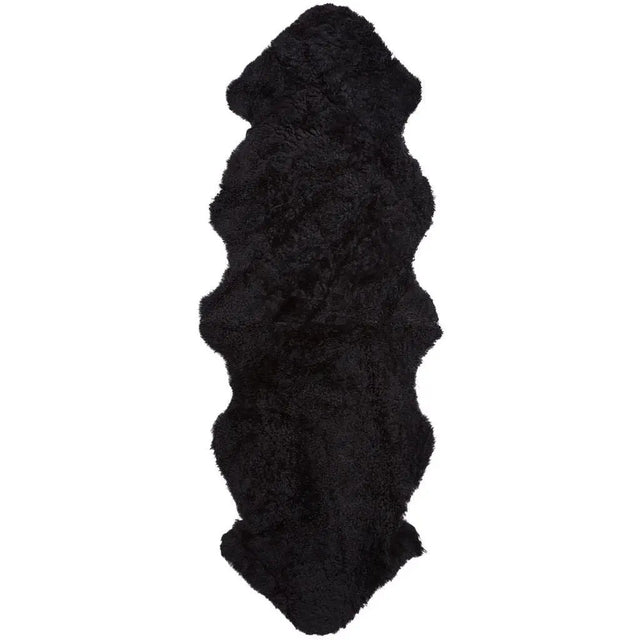 Premium kort krøllet Lammeskind fra NZ 180 - Black