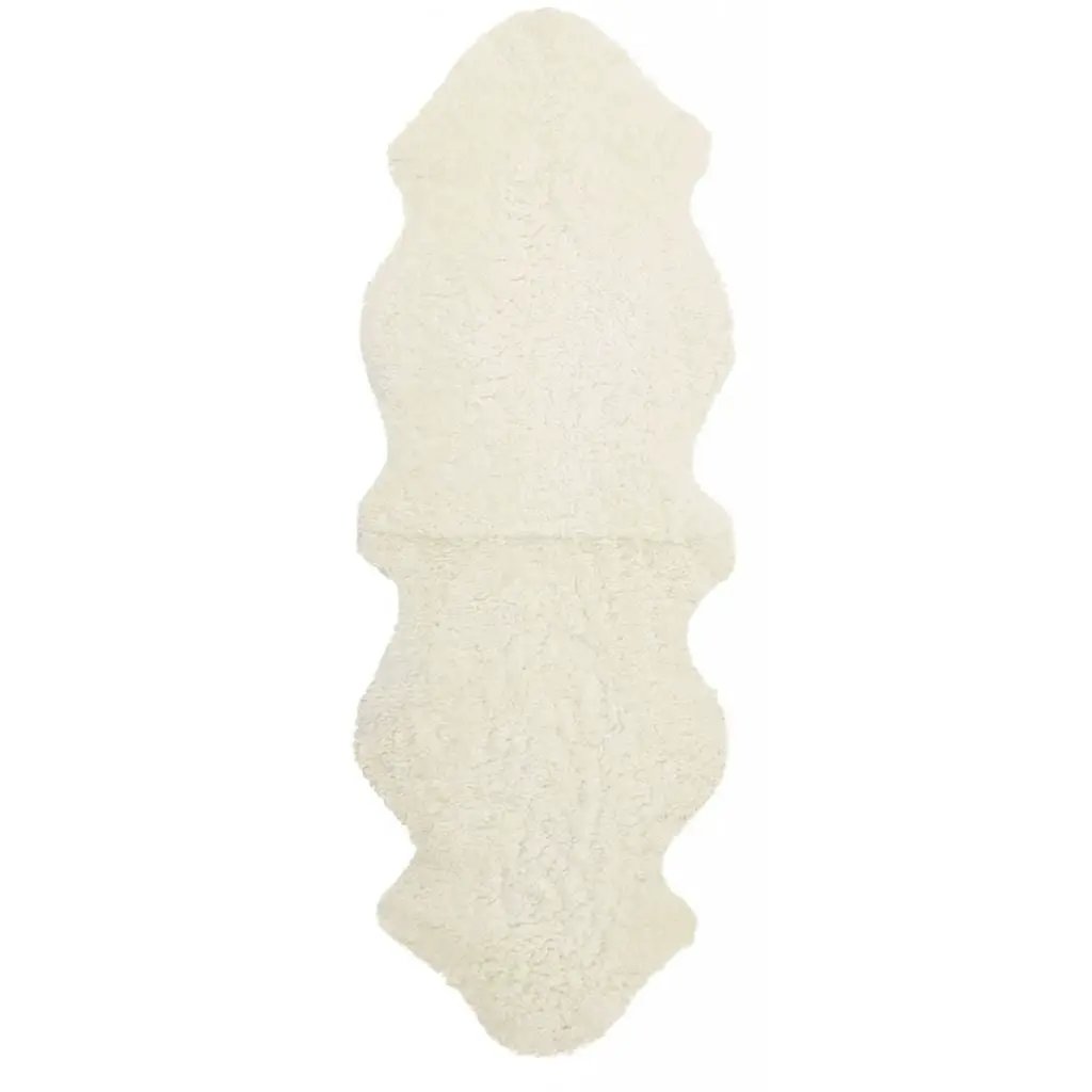 Premium kort krøllet Lammeskind fra NZ 180 - Ivory