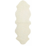 Premium kort krøllet Lammeskind fra NZ 180 - Ivory