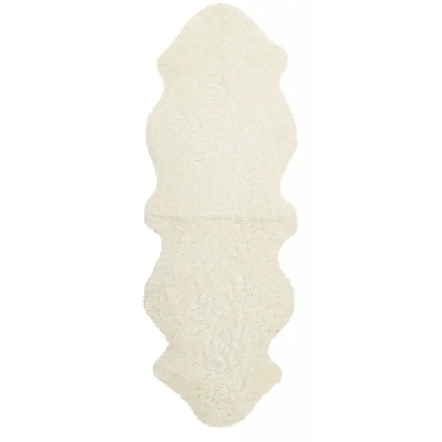 Premium kort krøllet Lammeskind fra NZ 180 - Ivory