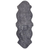 Premium kort krøllet Lammeskind fra NZ 180 - Light Grey snowtop