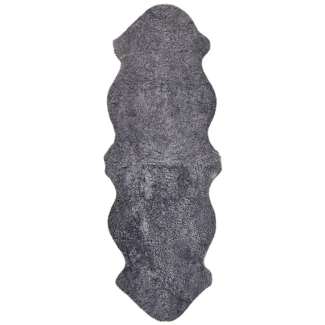 Premium kort krøllet Lammeskind fra NZ 180 - Light Grey snowtop
