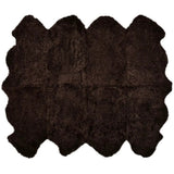 Premium kort krøllet Lammeskind fra NZ 180x110 - Cappuccino
