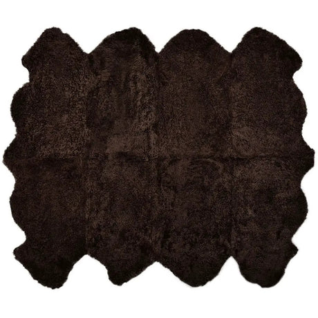 Premium kort krøllet Lammeskind fra NZ 180x110 - Cappuccino