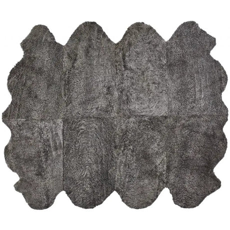 Premium kort krøllet Lammeskind fra NZ 180x214 - Graphite