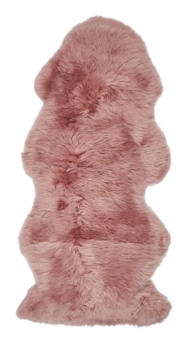 Premium langhåret Lammeskind fra NZ 135 - Rosa