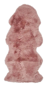Premium langhåret Lammeskind fra NZ 135 - Rosa