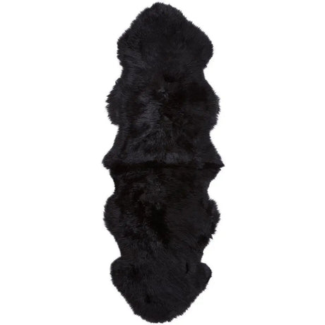 Premium langhåret Lammeskind fra NZ 180 - Black