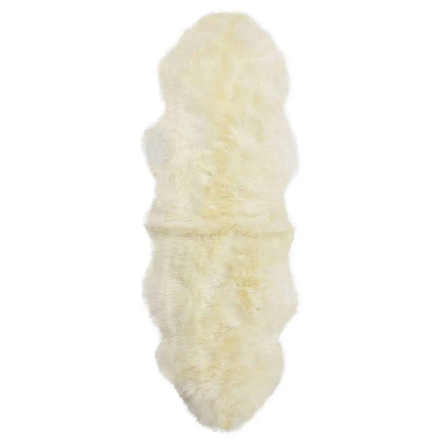 Premium langhåret Lammeskind fra NZ 180 - Ivory